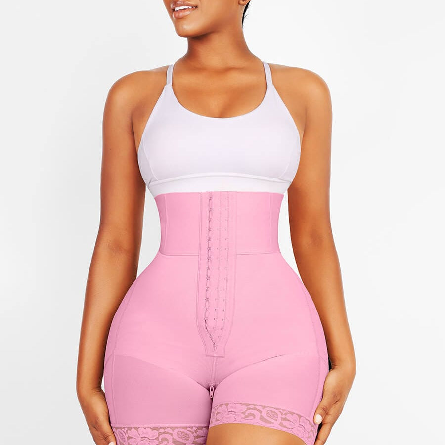 Wholesale 3-bones Triple-breasted High-waisted Elastic Body Butt Lifter