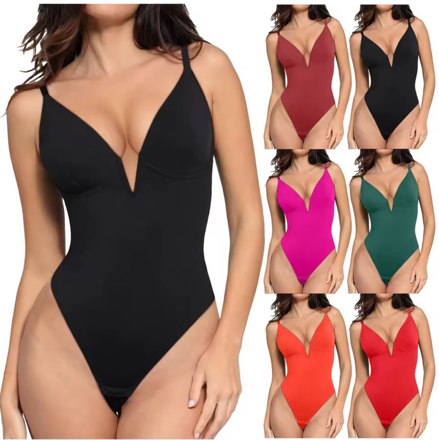 Swimea – Maillot Une-Pièce Sculptant Décolleté en V | Dos Nu & Sexy