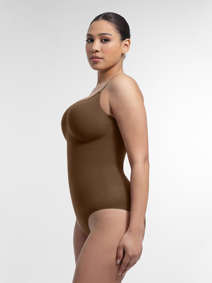 Névia® – Bodysuit Sans Couture avec Maintien Poitrine | Taille Sculptée