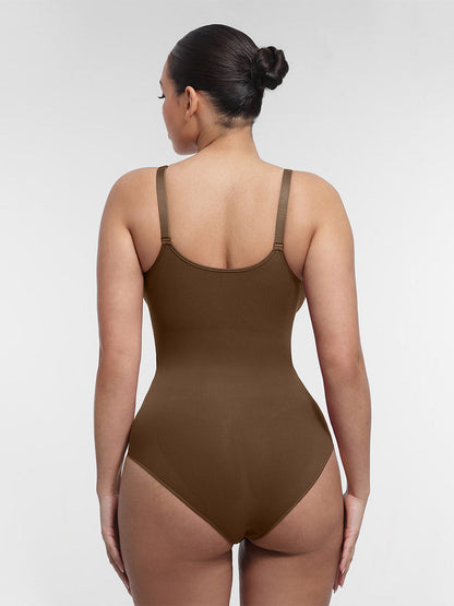 Névia® – Bodysuit Sans Couture avec Maintien Poitrine | Taille Sculptée