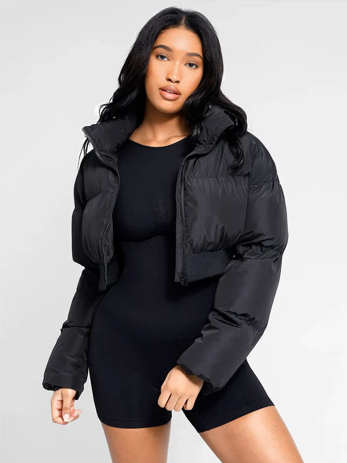 Curvyna® – Combinaison Gainante Sans Couture, Décolleté Rond avec Bonnets Amovibles