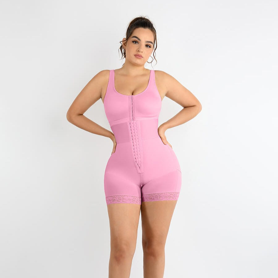 Wholesale 3-bones Triple-breasted High-waisted Elastic Body Butt Lifter