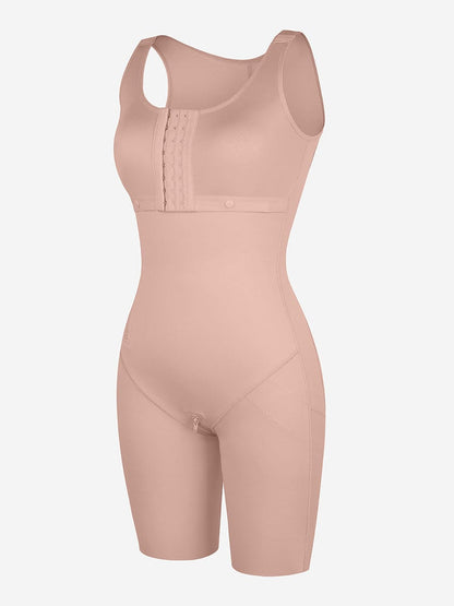 Wholesale Post-Operative Breast-Covering Side-Zip Body Shaper