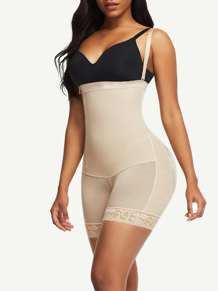 Harmonia – Corset de maintien après chirurgie avec zip latéral et bretelles ajustables