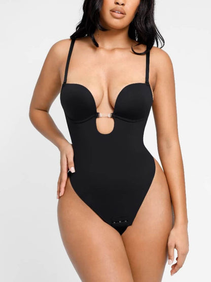 Wholesale One-piece Front Low-cut Beauty Back Wedding Thong Bodysuit