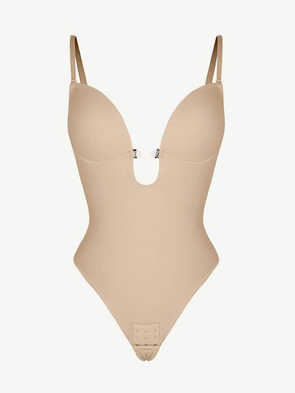 Wholesale One-piece Front Low-cut Beauty Back Wedding Thong Bodysuit