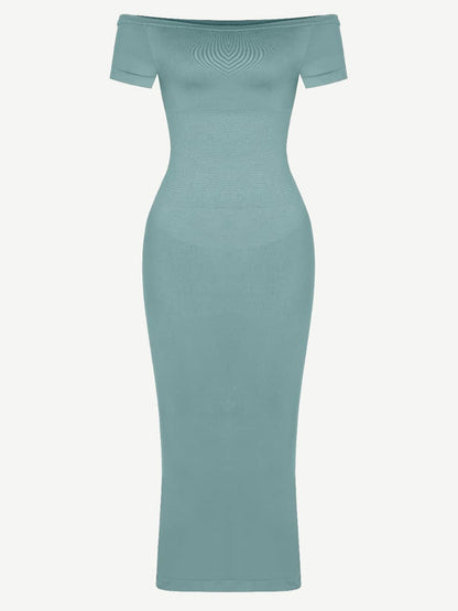 Wholesale🌿 Eco-friendly Seamless Short-sleeved Outerwear Dress