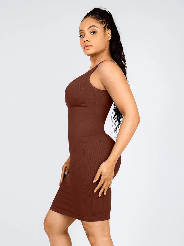 Riba – Robe Sculptante Asymétrique à Épaule Unique