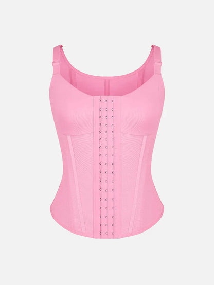 Serantexa® – Gilet Serrant 7 Baleines Acier avec Support Poitrine et Fermeture Triple