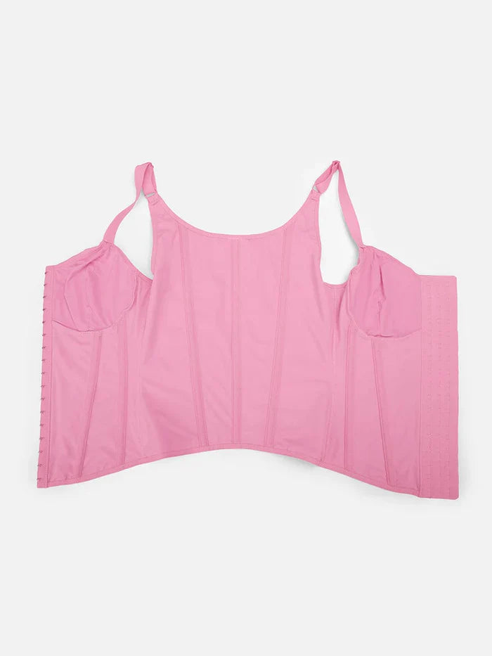 Serantexa® – Gilet Serrant 7 Baleines Acier avec Support Poitrine et Fermeture Triple